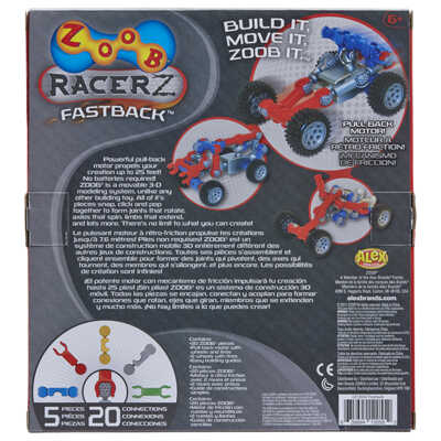 Конструктор ZOOB Racer-Z Fastback, арт. 0Z12055, производитель ZOOB (Зуб), ISBN 63-5-69412-055-2№ 4