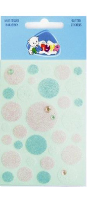 Блестящие наклейки пузырьки, производитель Липуня, ISBN 462-0-75141-211-0, № 1