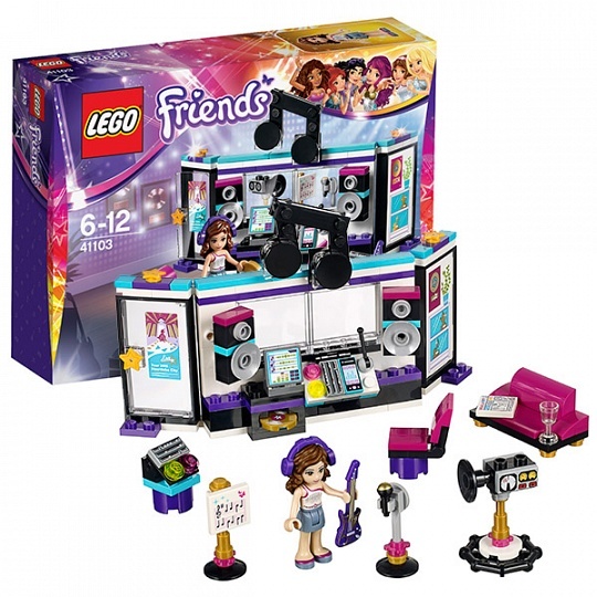 LEGO Friends 41103 Поп звезда: студия звукозаписи, производитель LEGO (ЛЕГО), ISBN 570-2-01534-681-8, № 1