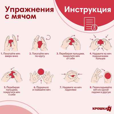 Мяч массажный 9 см., цвет красный, Крошка Я, арт. 4386069, производитель Sima-land (Сима-Ленд), ISBN 290-0-04386-069-3№ 2