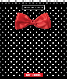 Блокнот А6 Элегантный горох 40 л. в ассортименте, арт. 98684, производитель ФАРМ, ISBN 463-0-01769-868-4, № 1