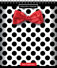 Блокнот А6 Элегантный горох 40 л. в ассортименте, арт. 98684, производитель ФАРМ, ISBN 463-0-01769-868-4, № 2