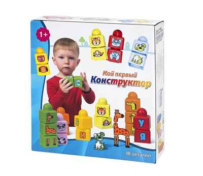 Игра Мой первый конструктор тип 1, арт. 1181, производитель Татой, ISBN 460-4-66800-053-0№ 2