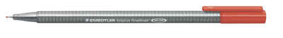Капиллярная ручка Triplus Liner  0,3мм, красный, Staedtler, производитель Staedtler (Стайтлер), ISBN 400-7-81733-407-2№ 1