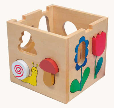 Развивающий куб Геометрические фигуры, арт.84165, производитель BINO (БИНО), ISBN 859-1-86490-014-5№ 1