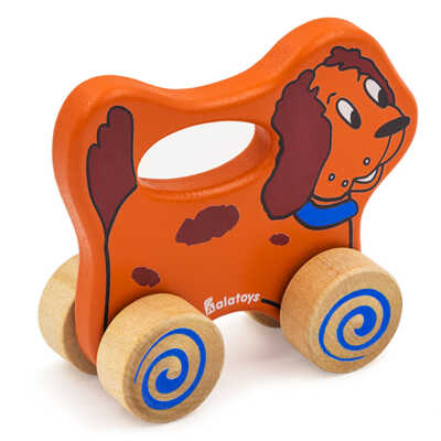 Каталка Собачка, арт. КСБ01, производитель Алатойс, ISBN 467-0-00685-120-1№ 2