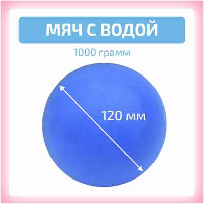Мяч с водой 1000 гр, производитель "Интернет Проекты", ISBN 200-9-46939-201-3 № 1