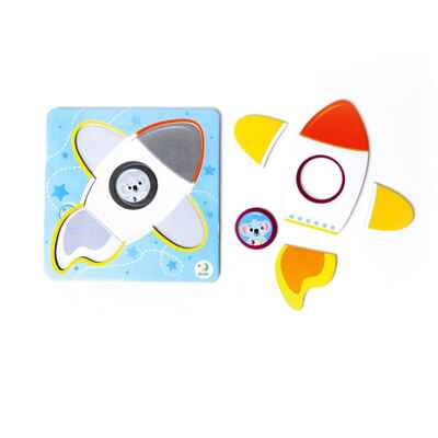 Пазл-сортер "Ракета", производитель Я РАСТУ ТОЙЗ, ISBN 482-0-19824-296-1№ 3