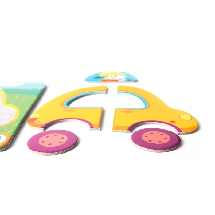 Пазл-сортер "Машинка", производитель Я РАСТУ ТОЙЗ, ISBN 482-0-19824-297-8, № 4