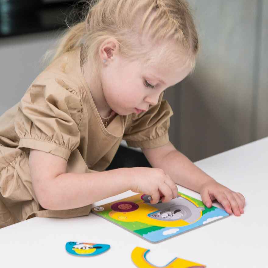 Пазл-сортер "Машинка", производитель Я РАСТУ ТОЙЗ, ISBN 482-0-19824-297-8, № 6