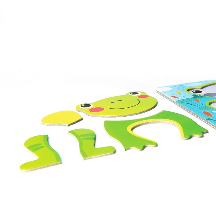 Пазл-сортер "Лягушка", производитель Я РАСТУ ТОЙЗ, ISBN 482-0-19824-301-2, № 4