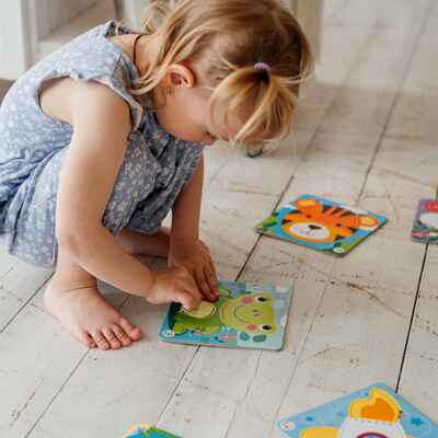 Пазл-сортер "Лягушка", производитель Я РАСТУ ТОЙЗ, ISBN 482-0-19824-301-2№ 6