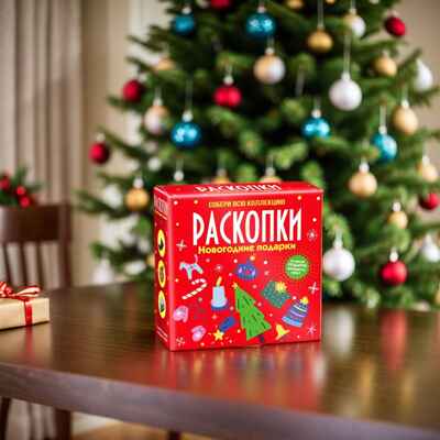 Набор для проведения раскопок Новогодние подарки, арт. dig-80, производитель BUMBARAM (БУМБАРАМ), ISBN 462-0-03915-965-2№ 5