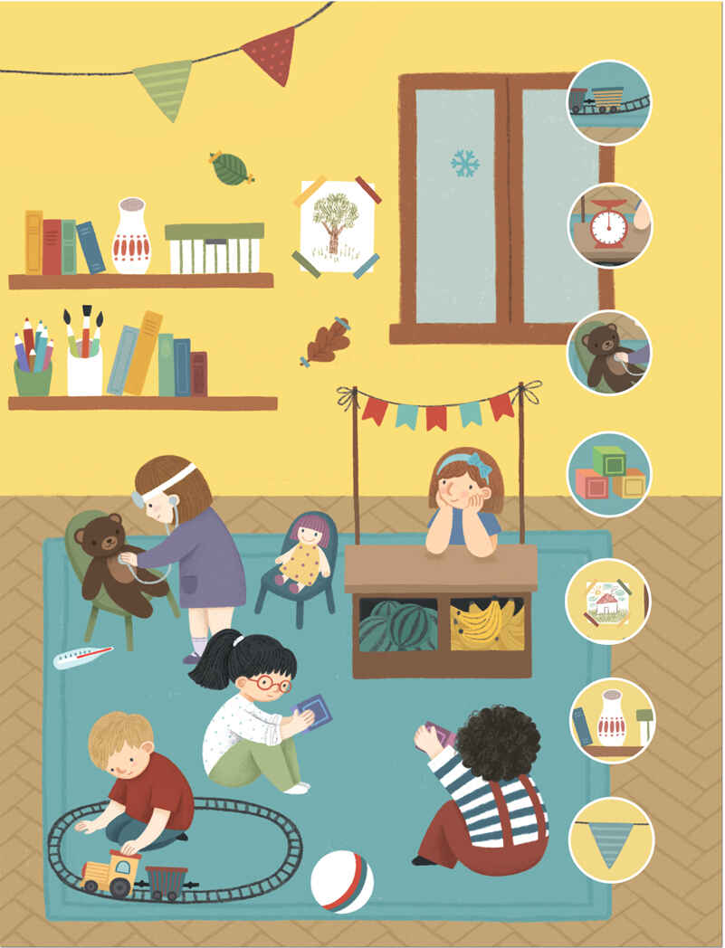 Детский сад (Многоразовые наклейки), производитель МОЗАИКА kids , ISBN 978-5-43152-982-5, № 3