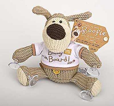 Игрушка серии &quot;Boofle&quot; Собачка Автомобильный сувенир на присосках, производитель Paper Island (Пайпэр Айленд), ISBN 501-6-06165-549-8№ 1