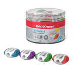 Пластиковая точилка ErichKrause® S-Twist, цвет корпуса ассорти, арт 33613, производитель ErichKrause® (Эрих Краузе), ISBN 404-1-48533-613-6, № 1
