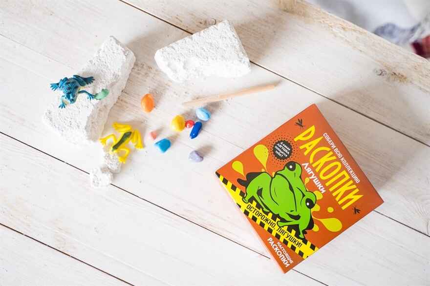 Набор для проведения раскопок Лягушки, арт. dig-39, производитель BUMBARAM (БУМБАРАМ), ISBN 462-0-03915-118-2, № 6