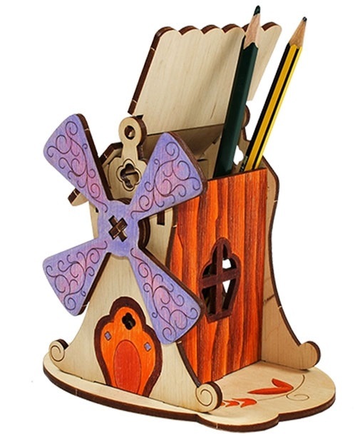 Набор Мельница, арт. 0-0662, производитель Woody, ISBN 481-2-19100-066-2, № 2