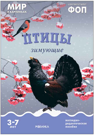 Мир в картинках. Птицы зимующие. ФГОС. ФОП, производитель МОЗАИКА-СИНТЕЗ , ISBN 978-5-43151-506-4№ 1
