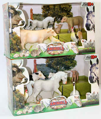 Набор Ферма, 6шт, коробка /12/1, Farm animals, производитель Happy Kin, ISBN 469-0-40101-139-0№ 1