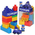 Конструктор мягкий &quot;Профессии&quot;, 15 блоков., производитель Veld Co., ISBN 469-0-40101-096-6, № 1