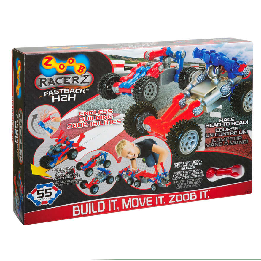 Конструктор ZOOB Racer-Z Fastback H2H, арт. 0Z12056, производитель ZOOB (Зуб), ISBN 63-5-69412-056-9, № 1