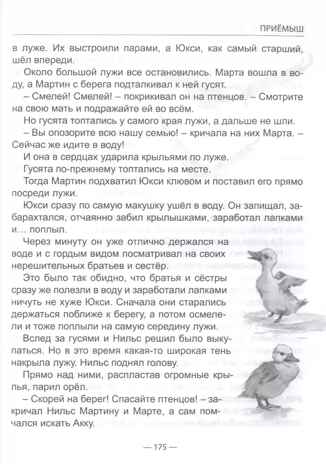 Чудесное путешествие Нильса с дикими гусями. Лагерлеф С.  Школьная библиотека, производитель Проф-Пресс , ISBN 978-5-37831-666-3№ 3