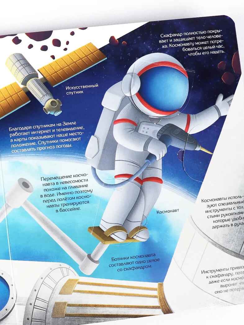 Книжка с окошками. Как устроен космос?, производитель Malamalama (Маламалама), ISBN 978-5-00230-195-9, № 3