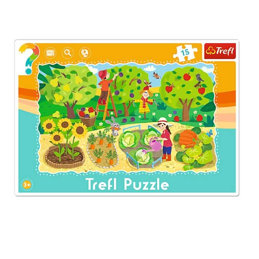 Trefl пазл Сад, 15 элементов, арт. 31218, производитель Trefl (Трефл), ISBN 590-0-51131-218-8, № 1