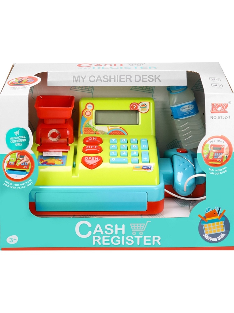 Игровой  набор Касса Универсам, арт. 1976268, производитель Рыжий кот, ISBN 461-0-14486-252-3, № 1