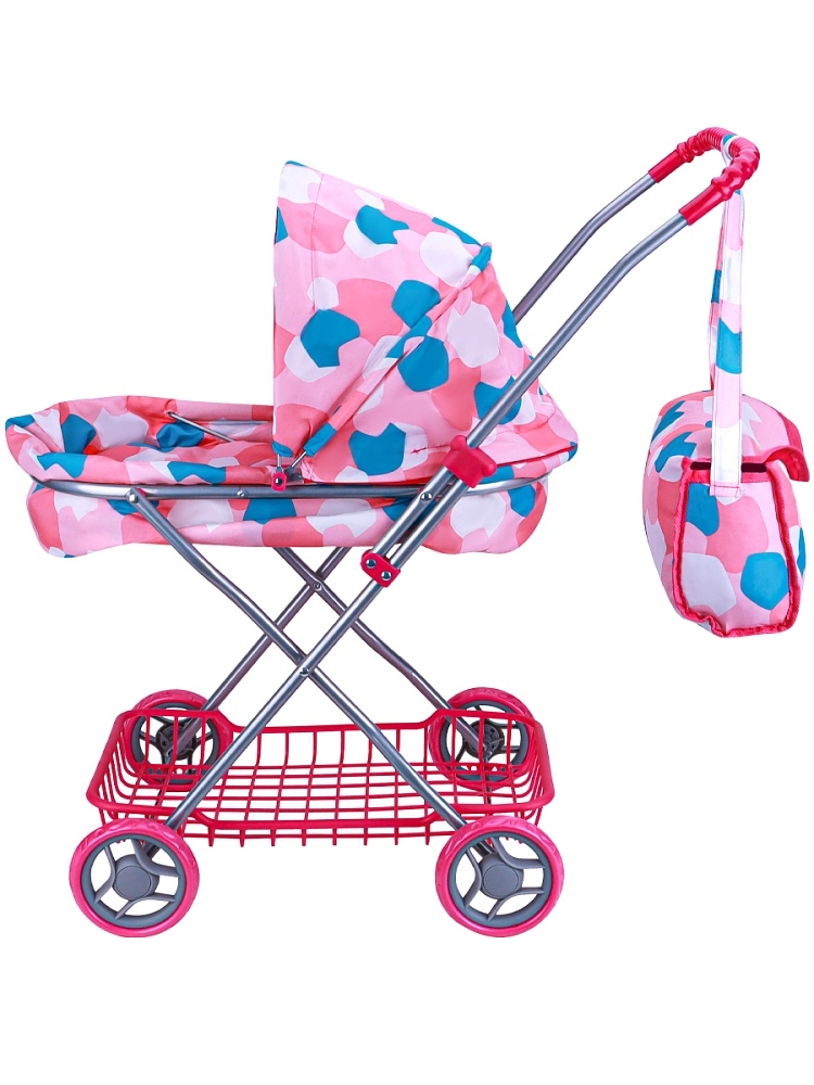 Коляска для кукол со складной люлькой и сумкой, арт. 9325C, производитель Рыжий кот, ISBN 462-0-12977-285-3, № 11