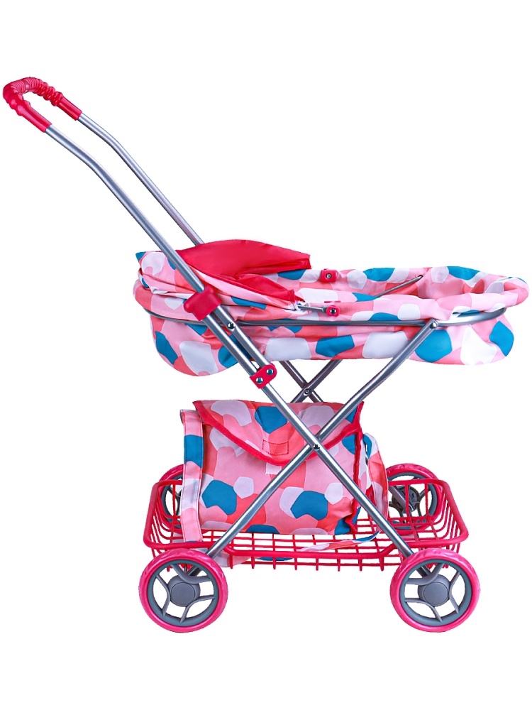 Коляска для кукол со складной люлькой и сумкой, арт. 9325C, производитель Рыжий кот, ISBN 462-0-12977-285-3, № 3