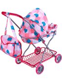 Коляска для кукол со складной люлькой и сумкой, арт. 9325C, производитель Рыжий кот, ISBN 462-0-12977-285-3, № 7