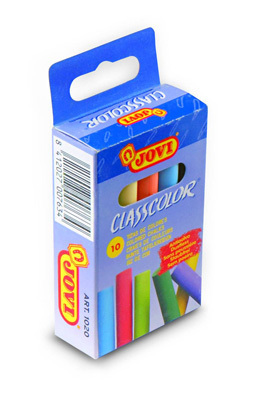 Jovi Мелки classcolor цветные 10 шт. в коробке, арт. 1020, производитель JOVI (ДЖОВИ), ISBN 841-2-02700-763-4, № 1