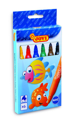 Фломастеры Jovi Maxi 6 цветов, арт. 1706L, производитель JOVI (ДЖОВИ), ISBN 841-2-02700-155-7, № 1