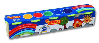 Jovi Мягкая игровая паста для моделирования 5шт по 110гр, производитель JOVI (ДЖОВИ), ISBN 841-2-02700-793-1, № 1