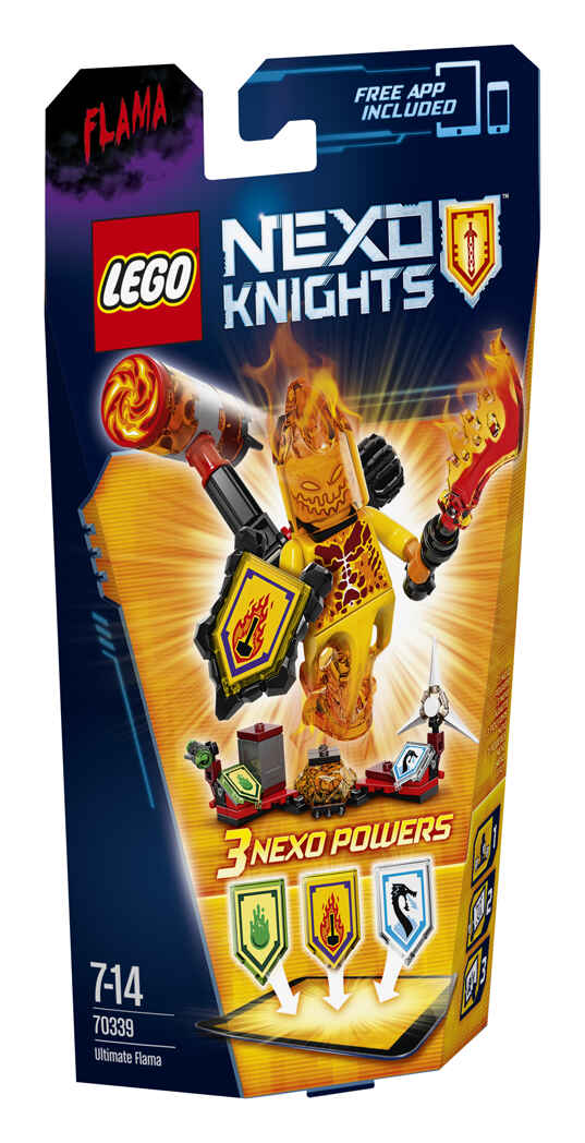 Игрушка Нексо Флама — Абсолютная сила, арт. 70339, производитель LEGO (ЛЕГО), ISBN 570-2-01559-448-6, № 1