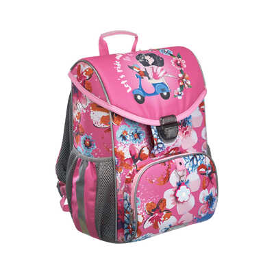 Ученический ранец ErichKrause ErgoLine 15L Flower Scooter, арт. 52586, производитель ErichKrause® (Эрих Краузе), ISBN 465-0-18452-586-6№ 1