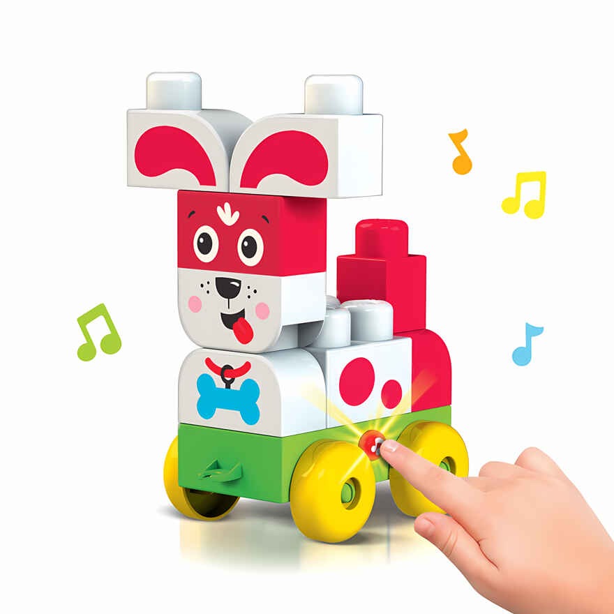 Собачка. Talky Blocks кнопочка, производитель Азбукварик , ISBN 463-0-02729-168-4, № 2