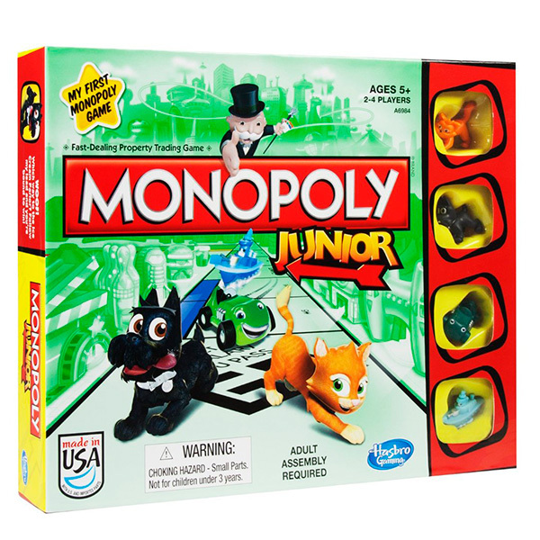 Настольная игра &quot;Моя первая Монополия&quot;,(Hasbro), арт.A6984, производитель Hasbro (Хасбро), ISBN 501-0-99477-368-7, № 1
