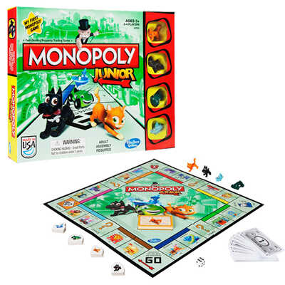 Настольная игра &quot;Моя первая Монополия&quot;,(Hasbro), арт.A6984, производитель Hasbro (Хасбро), ISBN 501-0-99477-368-7№ 2