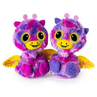 Hatchimals 19110-PINK Хетчималс сюрприз - близнецы интерактивные питомцы, вылупляющиеся из яйца, производитель Spin Master (Спин Мастер), ISBN 77-8-98866-606-7№ 4