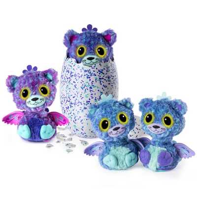 Hatchimals 19110-PURP Хетчималс сюрприз - близнецы интерактивные питомцы, вылупляющиеся из яйца, производитель Spin Master (Спин Мастер), ISBN 77-8-98866-602-9№ 2
