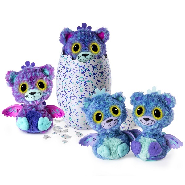 Hatchimals 19110-PURP Хетчималс сюрприз - близнецы интерактивные питомцы, вылупляющиеся из яйца, производитель Spin Master (Спин Мастер), ISBN 77-8-98866-602-9, № 2