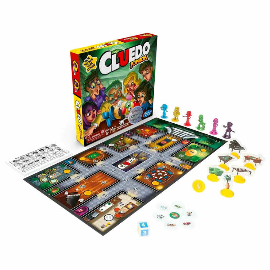 Игра Мое первое Клуэдо Дело о сломанной игрушке, арт. C1293E76, производитель Hasbro (Хасбро), ISBN 501-0-99366-521-1, № 3