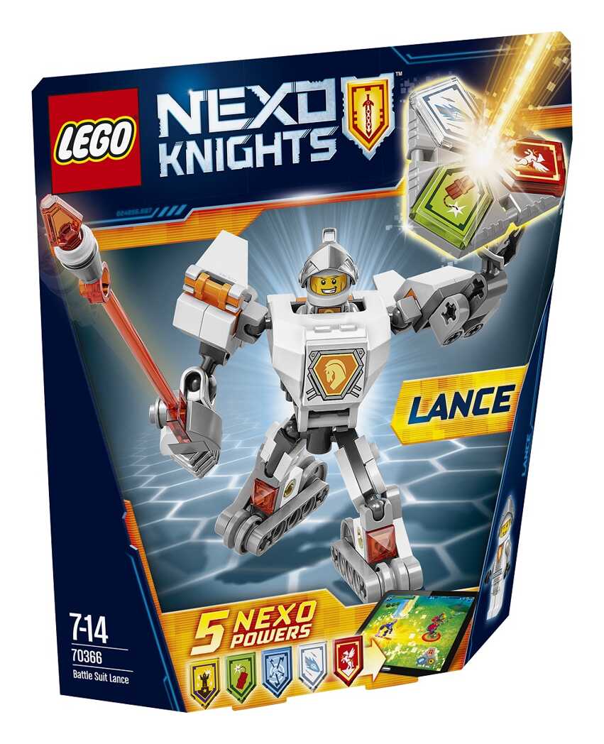 LEGO Nexo Knights 70366 Боевые доспехи Ланса, производитель LEGO (ЛЕГО), ISBN 570-2-01586-786-3, № 1