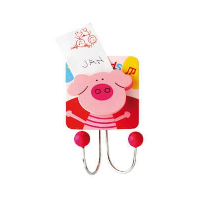 Вешалка с держателем для бумаг &quot;Животные&quot;, производитель BINO (БИНО), ISBN 401-9-35987-100-7№ 1