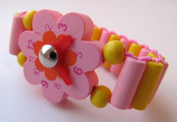 Розовые часы Цветок, производитель BINO (БИНО), ISBN 401-9-35987-119-9, № 2