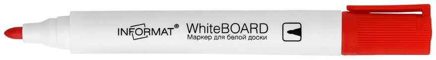 Маркер  для белых досок inФормат Board круглый, 3 мм красный, арт.WRR03R, производитель ФАРМ, ISBN 460-2-72303-623-4, № 5