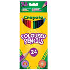 Набор из 24 цв. карандашей, производитель Crayola, ISBN 501-0-06503-624-6, № 1